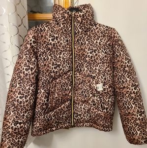 Me Jane Puffer Leopard Jacket